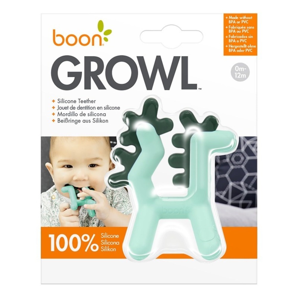 Boon Silicon Baby Teether, Growl Dragon